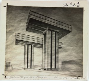 Pilvenpiirtäjä Wolkenbügel Strastnoy-bulevardilla Moskovassa, 1925