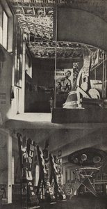 Neuvostoliiton paviljonki kansainvälisessä lehdistönäyttelyssä Kölnissä, 1933. tekijältä Eliezer Markowich Lissitzky
