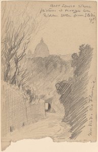 Arco Oscuro - Via Fiaminian yli, n. 1890. tekijältä Elihu Vedder