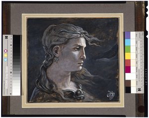 Meduusan pää, 1878 tekijältä Elihu Vedder
