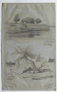 Niili, 1890 (värikynä paperille) tekijältä Elihu Vedder