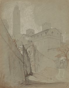Orvieto, n. 1890. tekijältä Elihu Vedder