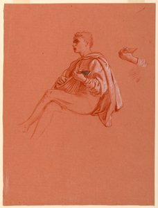 Tutkimus "A Florentine Picnic" tekijältä Elihu Vedder
