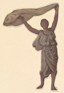 Tutkimus kreikkalaisten tyttöjen kylpemisestä, n. 1872. tekijältä Elihu Vedder