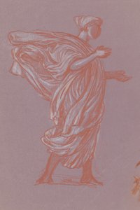 Tutkimus kreikkalaisten tyttöjen kylpemisestä, n. 1872. tekijältä Elihu Vedder