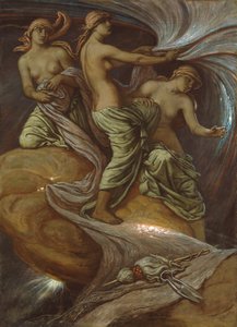 Kohtalot kokoontuvat tähdissä, 1887. tekijältä Elihu Vedder