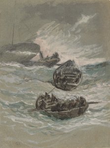 Haaksirikko, c. 1880. tekijältä Elihu Vedder