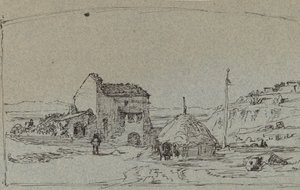 Toscana, c. 1858. tekijältä Elihu Vedder