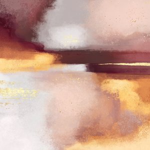 Golden Blush – abstrakti