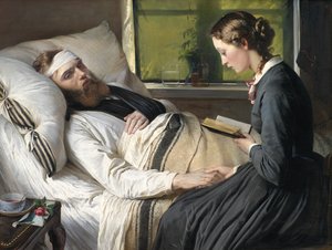 Haavoittunut tanskalainen sotilas