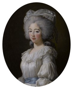 Provencen kreivittären Marie Joséphine Savoijin (1753-1810) muotokuva. tekijältä Élisabeth Louise Vigée Le Brun