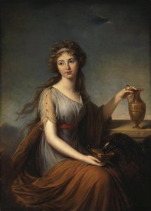 Muotokuva Anna Pittistä Hebenä, 1792 tekijältä Elisabeth Louise Vigee Lebrun