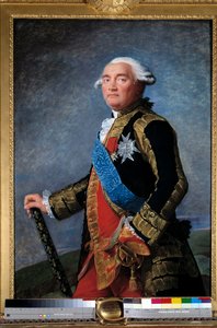 Muotokuva Philippe Henristä, markiisi de Segurista (1724-1801) Ranskan ministerin marechalista Marie Elisabeth Louise Vigee Le Brunin (tai Vigee-Lebrunin tai Vigee Lebrunin) maalaus (1755-1842). 1789. Koko 1,15x0,81 m. - Segurin markiisin Philippe Henrin m tekijältä Elisabeth Louise Vigee Lebrun