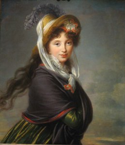 Prinsessa Irina Ivanovna Vorontsovan muotokuva, os. Izmaylova 1768-1848, noin 1797 tekijältä Elisabeth Louise Vigee Lebrun