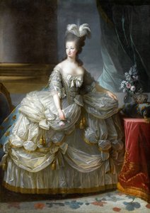Muotokuva Ranskan kuningatar Marie Antoinettesta 1755-1793 tekijältä Elisabeth Louise Vigee Lebrun