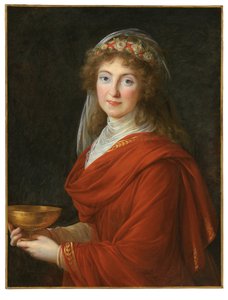 Kreivitär Siemontkowsky Bystryn muotokuva tekijältä Elisabeth Louise Vigee Lebrun