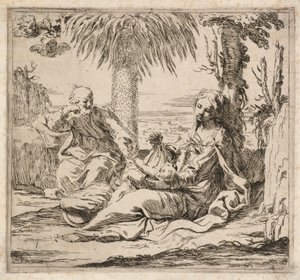 Lepo pakomatkalla Egyptiin tekijältä Elisabetta Sirani