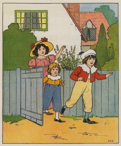 Lauantai, loma-aika (väri litho)