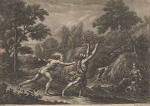 Apollo ja Daphne tekijältä Elisha Kirkall