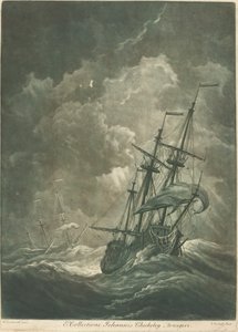 Lähetyskohtaus John Chicheleyn kokoelmasta, 1720-luku. tekijältä Elisha Kirkall