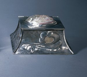 Inkwell (hopea kupari ja helmiäinen) tekijältä Elizabeth Eaton Burton