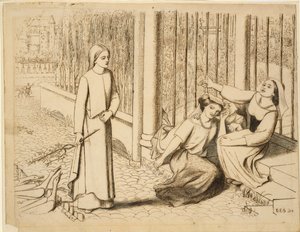 Pippa Passit, 1854 tekijältä Elizabeth Siddal