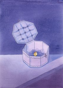 Kuten kaunis jalokivi lepää arvokkaassa jalokivikotelossa, niin siunattu sakramentti tulee sijoittaa arvokkaaseen ympäristöön, jota kunnioittaa paras, 2004 (paperilla) tekijältä Elizabeth Wang