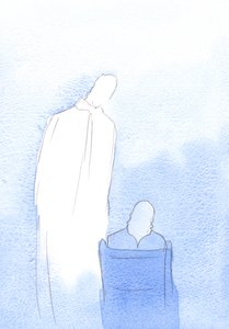 Kun rukoilemme "Jeesuksen pyhää sydäntä", Hänen lempeä sydämensä kaipaa auttamaan meitä ongelmissamme ja auttamaan ystäviämme, 2002 (paperilla) tekijältä Elizabeth Wang