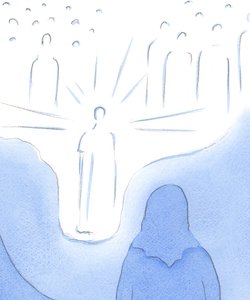 Rukouksen kautta meidät tuodaan hyvin lähelle taivaan pyhiä, ikään kuin taivaan lattia laskeutuisi. Jokainen uskon tekomme vie meidät entistä lähemmäksi, 2002 (paperilla) tekijältä Elizabeth Wang