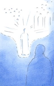 Rukouksen kautta meidät tuodaan hyvin lähelle taivaan pyhiä, ikään kuin taivaan lattia laskeutuisi. Jokainen uskon tekomme vie meidät entistä lähemmäksi, 2002 (paperilla) tekijältä Elizabeth Wang