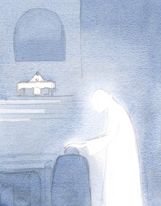 Kristus ihailee jopa heikkoa rakkauttamme Häntä kohtaan. Hän saa sen leimahtamaan sydämissämme edelleen ja leviämään muille., 2001 (paperilla) tekijältä Elizabeth Wang