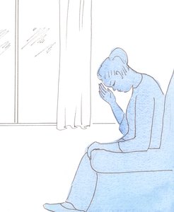 Kristus koskettaa syvästi aina, kun huolehdimme osoittavamme kunnioitusta eleillämme ja ajatuksillamme; kunnianosoitus, 2004 (w/c paperilla) tekijältä Elizabeth Wang