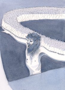 Kristus on siltamme taivaaseen - ainoa tie maallisen elämän ja ikuisen kirkkauden välisen kuilun yli, 2000 (paperilla) tekijältä Elizabeth Wang