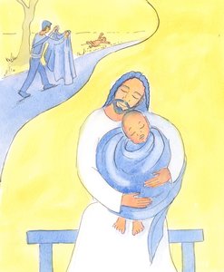 Kristus on nopea lohduttamaan meitä vaikeuksissamme, 2004 (paperilla) tekijältä Elizabeth Wang