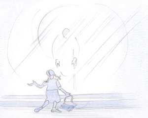 Kristus on lempeä meitä kohtaan, olipa mielialamme mikä tahansa, tervehdimmepä häntä surussa tai kuin koulutyttö riehuvassa ilossa., 2001 (paperilla) tekijältä Elizabeth Wang