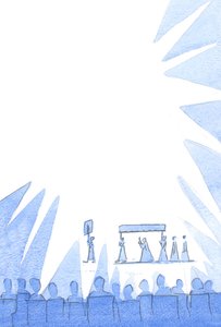 Kristus, meidän Jumalamme, on todella läsnä Siunatussa Sakramentissa. Hänen kunniansa loistaa, kun kunnioitamme häntä kulkueessa, 2002 (paperilla) tekijältä Elizabeth Wang
