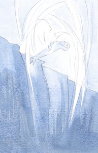 Kristus lähettää enkelinsä pelastamaan sieluja pimeydestä ja tuomaan heidät lähemmäksi valoaan., 2001 (paperilla) tekijältä Elizabeth Wang