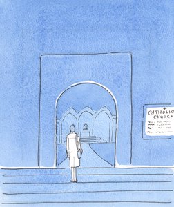 Kristus haluaa meidän kaikkien tietävän, kuinka syvästi hän on koskettunut, kun Hän katsoo niitä, jotka kantavat opetuslapseuden mukana olevia ristejä, 2004 (paperilla) tekijältä Elizabeth Wang