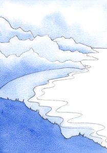 Terveyden heikkenemistä ei voida nähdä laskeutumisena, vaan pikemminkin "lentona" Kristuksen kanssa, aiempien ammattien yläpuolella, kohoaa kohti taivasta, 2002 (paperilla) tekijältä Elizabeth Wang