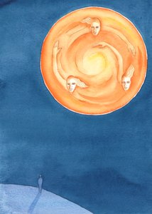 Jokainen perisynnistä arpeutunut ihminen maan päällä on kutsuttu kertomaan kolmen jumalallisen persoonan, yhden Jumalan, elämästä, jotka elävät äärettömässä ilossa ja säteilyssä, 2003 (paperilla) tekijältä Elizabeth Wang