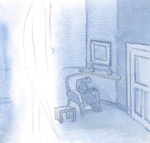 Silloinkin kun olemme heikkoja, Kristus on kanssamme ja lähettää enkelinsä opastamaan ja vartioimaan meitä, 2000 (paperilla) tekijältä Elizabeth Wang