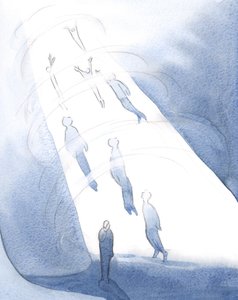 Jumala vetää autuuteensa kuoleman jälkeen niitä, jotka voivat kantaa kirkkauden kirkkauden, kun taas häpeän vajoamat odottavat alla., 2001 (paperilla) tekijältä Elizabeth Wang
