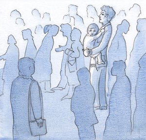 Jumala sai minut näkemään jokaisen yksittäisen sielun, jokaisen sydämen, joka kärsii yksin, 2000 (paperilla) tekijältä Elizabeth Wang