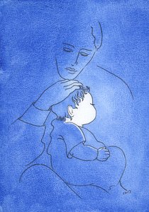 Isä Jumala rakastaa meitä lapsinaan lempeällä ja ehtymättömällä rakkaudella, 2002 (paperilla) tekijältä Elizabeth Wang