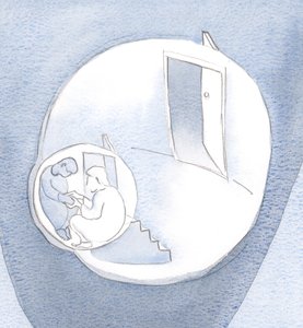 Hän kiipesi sydämeni sisimpään huoneeseen istuakseen hiljaa seurassa pitäen kädestäni., 2001 (paperilla) tekijältä Elizabeth Wang