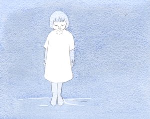 Hän osoitti minulle, kuinka olen kuin lapsi kastevaatteessa surun ja anteeksiannon, katumuksen ja hyvityksen jälkeen., 2000 (w/c paperilla) tekijältä Elizabeth Wang