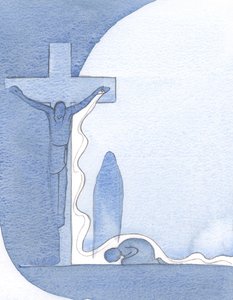 Hän näytti minulle ristin pystyssä, Hänen äitinsä sen alla ja Hänen Verensä valtavassa vuodatuksessa, joka virtasi ylitseni., 2000 (paperilla) tekijältä Elizabeth Wang