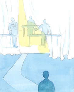 Taivas on kuin "pääkonttori", ja olen juniori yrityksessä, 2003 (paperilla) tekijältä Elizabeth Wang