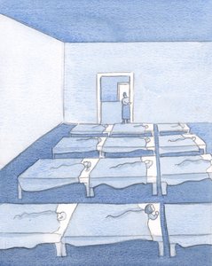 Muistan rauhan ja järjestyksen päiväkodin luokassani, 2000 (paperilla) tekijältä Elizabeth Wang