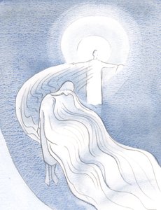 Jos sielu on nöyrä, Kristuksen armo voi vuotaa sen sielun kautta muille, ikään kuin sideharsoa pitkin, esteettä., 2000 (paperilla) tekijältä Elizabeth Wang